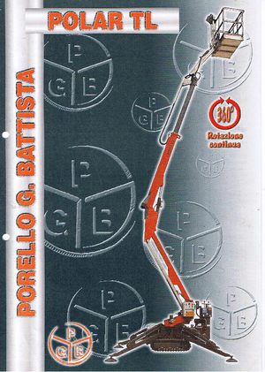 Plataformas articuladas de orugas Porello Polar TL 14,5