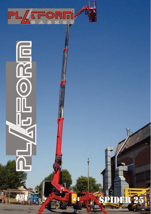 Plataformas articuladas de orugas Basket Spider 25 D