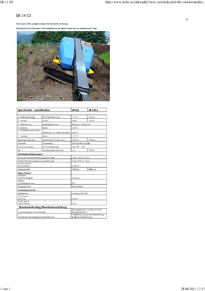 Plataformas telescópicas de orugas Aichi SR12BJ