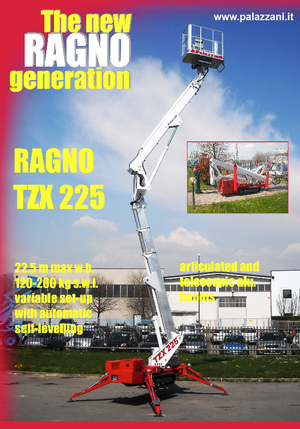 Plataformas articuladas de orugas Palazzani TZX 225 C 