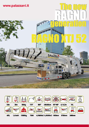 Plataformas telescópicas de orugas Palazzani XTJ 52+ C