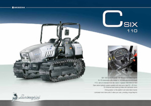 Tractores agrículas de orugas Lamborghini C.110 SIX