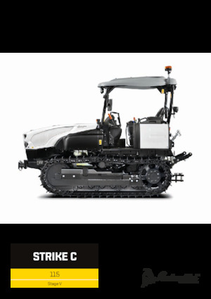 Tractores agrículas de orugas Lamborghini Strike C 115