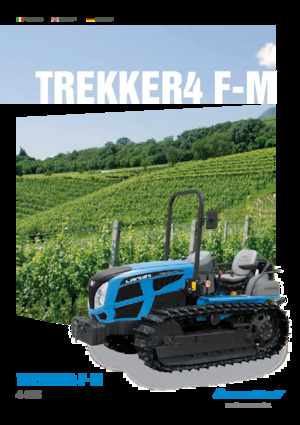 Tractores agrículas de orugas Landini Trekker 4-085 M