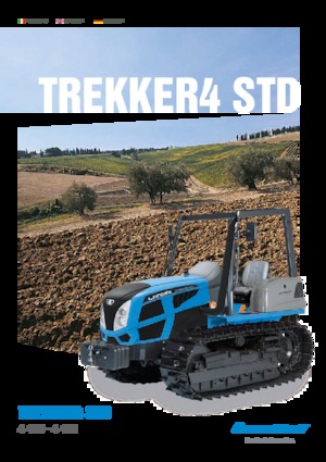 Tractores agrículas de orugas Landini Trekker 4-115 STD 