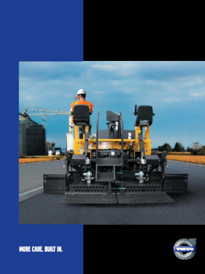 Extendedoras asfálticas sobre orugas Volvo 10' Wedge-Lock 