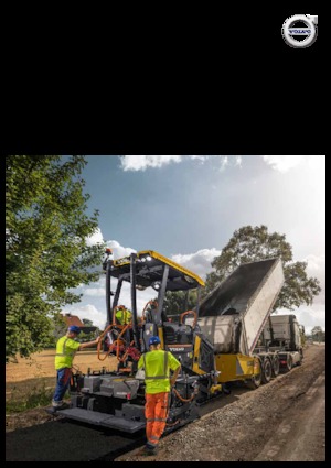 Extendedoras asfálticas sobre orugas Volvo ABG5820