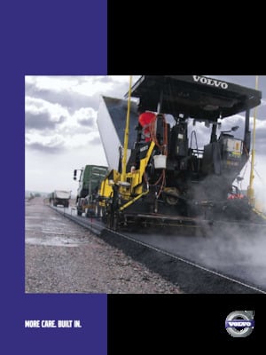 Extendedoras asfálticas sobre orugas Volvo ABG8820B