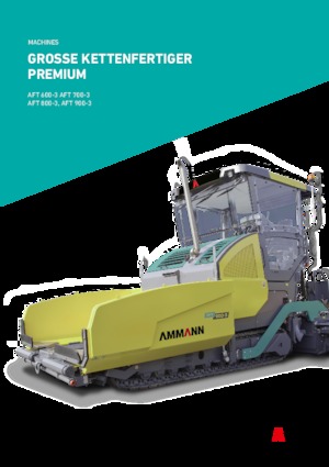 Extendedoras asfálticas sobre orugas Ammann AFT 800-3