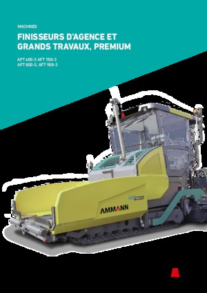 Extendedoras asfálticas sobre orugas Ammann AFT 800-3