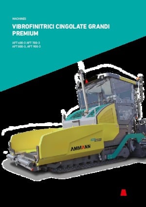 Extendedoras asfálticas sobre orugas Ammann AFT 800-3