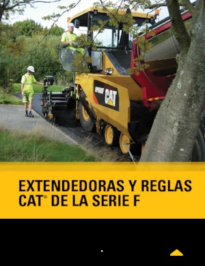 Extendedoras asfálticas sobre orugas Caterpillar AP655F