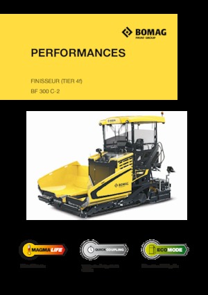 Extendedoras asfálticas sobre orugas Bomag BF 300 C 2 S 340-2