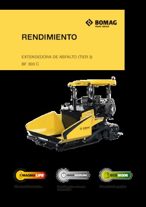 Extendedoras asfálticas sobre orugas Bomag BF 300 C-S 340-2