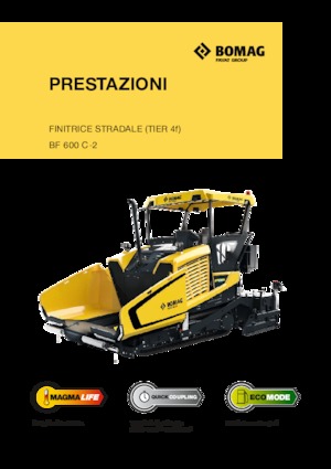 Extendedoras asfálticas sobre orugas Bomag BF 600 C 2 S 600