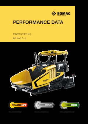 Extendedoras asfálticas sobre orugas Bomag BF 600 C 2 S 600