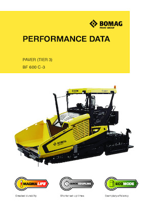Extendedoras asfálticas sobre orugas Bomag BF 600 C 3 S 600