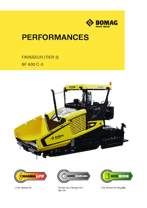 Extendedoras asfálticas sobre orugas Bomag BF 600 C 3 S 600