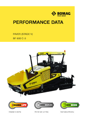 Extendedoras asfálticas sobre orugas Bomag BF 600 C 3 S 600