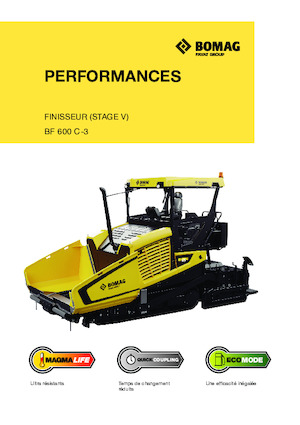 Extendedoras asfálticas sobre orugas Bomag BF 600 C 3 S 600