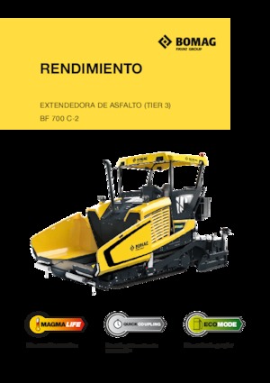 Extendedoras asfálticas sobre orugas Bomag BF 700 C 2 S 600