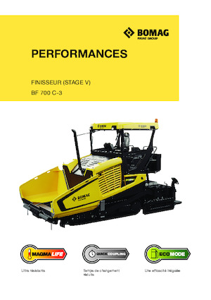 Extendedoras asfálticas sobre orugas Bomag BF 700 C 3 S 500