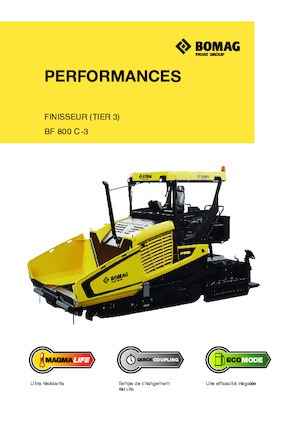 Extendedoras asfálticas sobre orugas Bomag BF 800 C 3 S 600