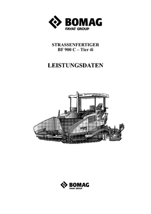 Extendedoras asfálticas sobre orugas Bomag BF 900 C S 600