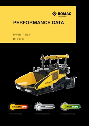 Extendedoras asfálticas sobre orugas Bomag BF 900 C S 600