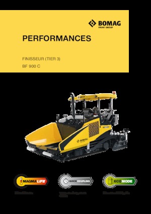Extendedoras asfálticas sobre orugas Bomag BF 900 C S 600