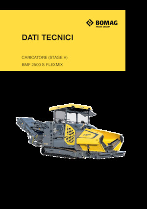 Extendedoras asfálticas sobre orugas Bomag BMF 2500 S FLEXMIX