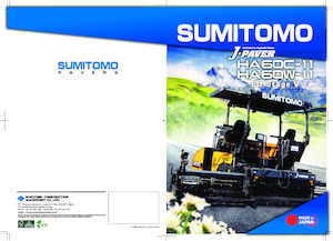 Extendedoras asfálticas sobre orugas Sumitomo HA60C-11