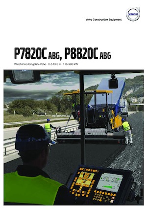 Extendedoras asfálticas sobre orugas Volvo P8820C ABG