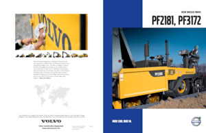 Extendedoras asfálticas sobre orugas Volvo PF2181