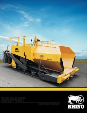 Extendedoras asfálticas sobre orugas RHINO RAP45T