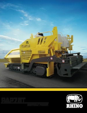Extendedoras asfálticas sobre orugas RHINO RAP75T