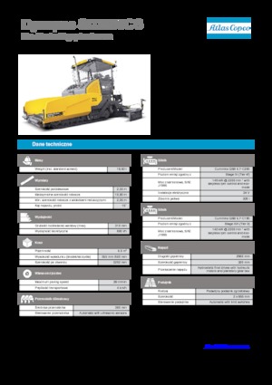 Extendedoras asfálticas sobre orugas Dynapac SD 2500 CS