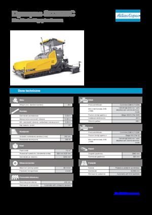 Extendedoras asfálticas sobre orugas Dynapac SD 2550 C