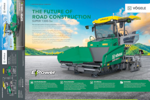 Extendedoras asfálticas sobre orugas Vögele SUPER 1300-5e