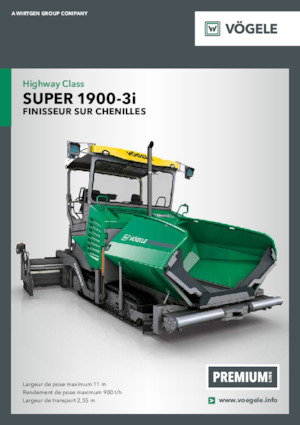Extendedoras asfálticas sobre orugas Vögele Super 1900-3i
