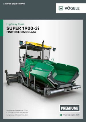 Extendedoras asfálticas sobre orugas Vögele Super 1900-3i