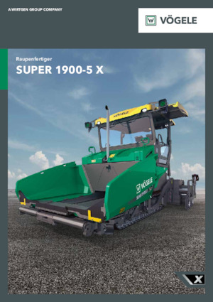 Extendedoras asfálticas sobre orugas Vögele SUPER 1900-5 X