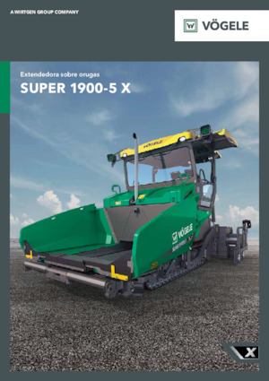 Extendedoras asfálticas sobre orugas Vögele SUPER 1900-5 X