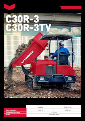 Dúmperes de orugas Yanmar C30R-3 
