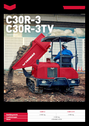 Dúmperes de orugas Yanmar C30R-3 