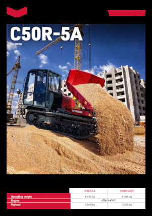 Dúmperes de orugas Yanmar C50R-5A  