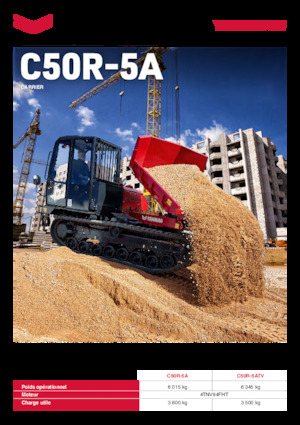 Dúmperes de orugas Yanmar C50R-5A  
