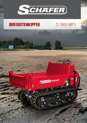 Dúmperes de orugas SCHÄFER D 1600-MF3