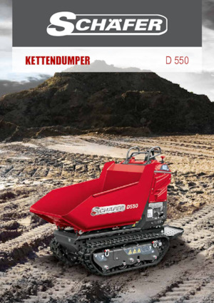 Dúmperes de orugas SCHÄFER D 550