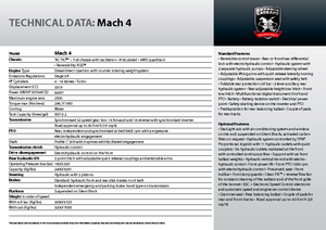 Tractores agrículas de orugas Carraro Mach 4 II